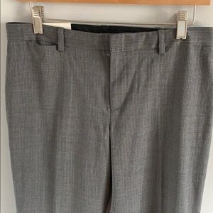 Club Mónaco size 2 Grey pinstripe wool trousers wide leg